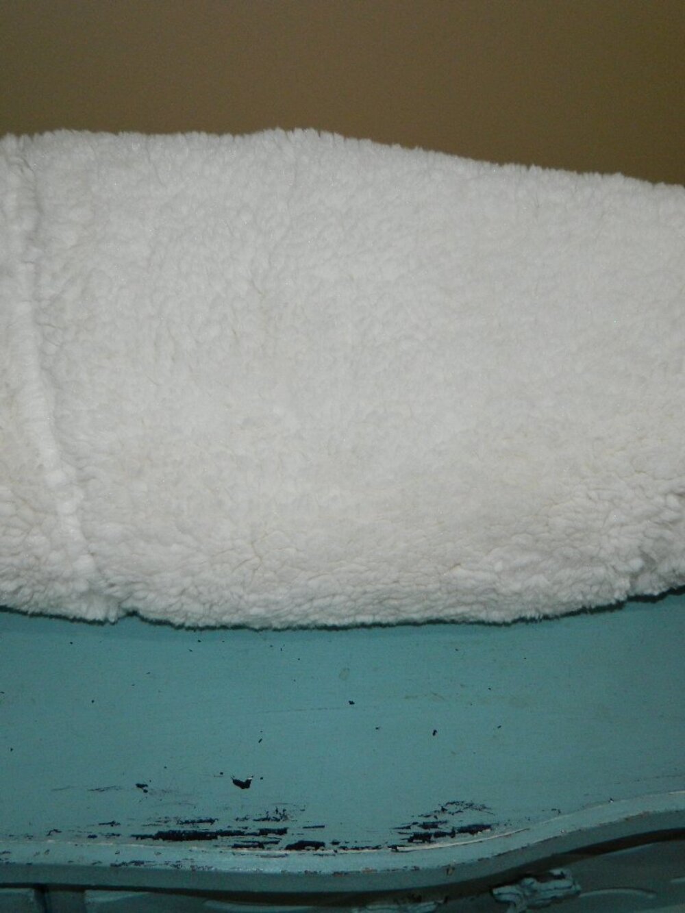 Pottery Barn Teen Regular Sherpa Ivory Bean Bag SlipCover ONLY